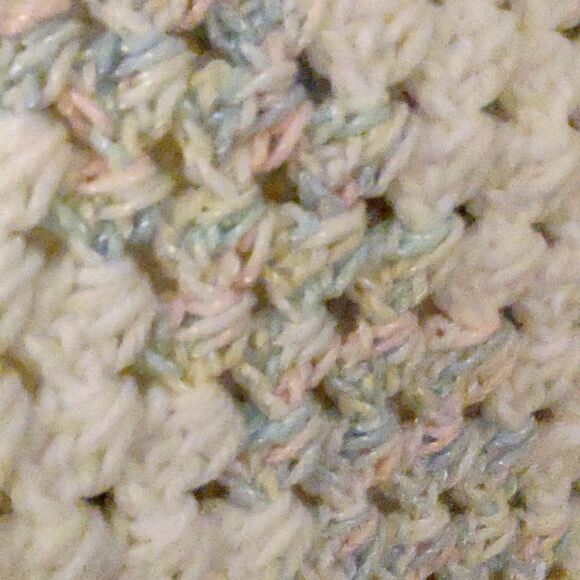 40" Hand Crochet Blanket - Picture 1 of 4